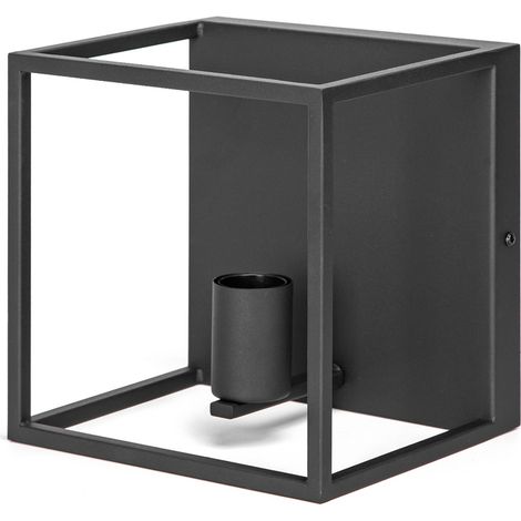 Applique da parete Wall Light Nero IP20 1 x E27 Aigostar (1/5)