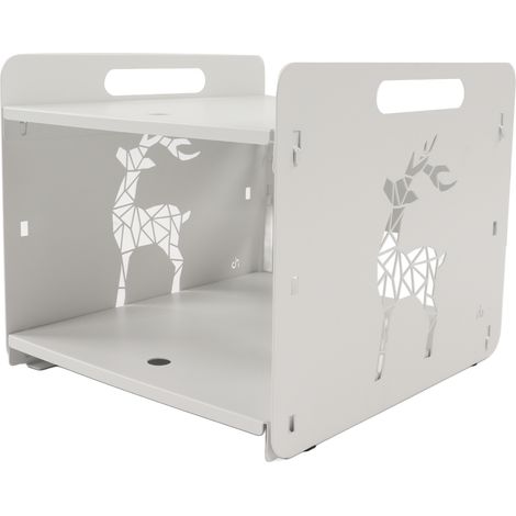 Étagère bureau amovible design cerf, haute capacité de charge, hauteur personnalisable, rangement de livres de bureau (1/5)