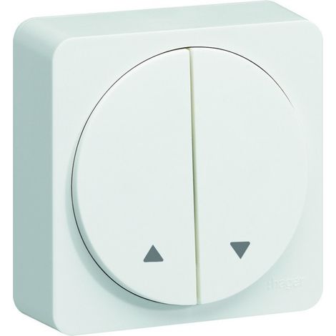 ateha interrupteur volet-roulant complet - HAGER WJC300B