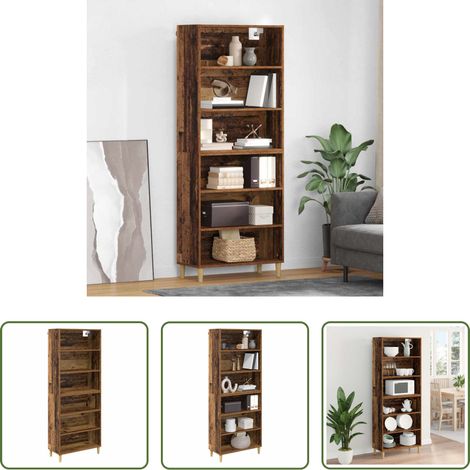 vidaXL Altholz - Highboard Altholz 69,5 x 32,5 x 180 cm Holzwerkstoff (1/5)
