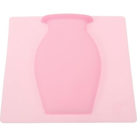 Vase suspendu en silicone pour plantes et fleurs, idéal décorer murs fenêtres sans les abîmer. (1/5)