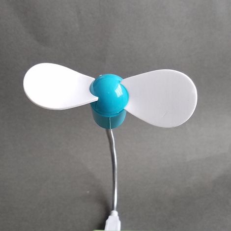 Mini ventilateur USB, lot de 5, ventilateur de refroidissement portable et flexible pour-AquaForge (1/4)