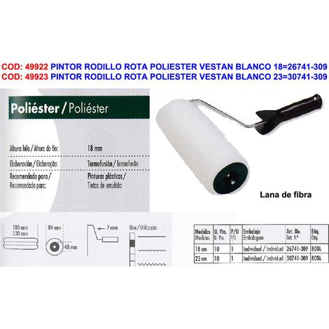 Polyester-Farbroller für Wände und Decken 23 cm 30741-309