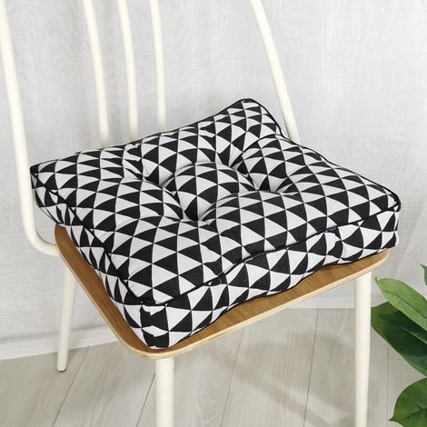 (40x40x10cm,Triangle)Coussins de Chaise Tatami Coussin D'assise Confortable Respirant Rembourrés Coussins de Siège pour Enfant Bureau Jardin Intérieur Extérieur Décoration (1/5)