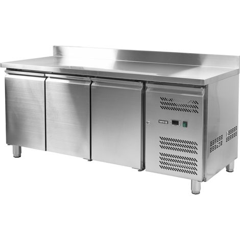 Comptoir réfrigéré à 3 portes, plage de température -2 à +8 °C, 230 W, 417 L (1/5)