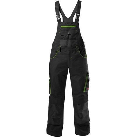 Fortis Latzhose Herren PERFORMANCE 24 Gr. 52 schwarz/limette (1/5)