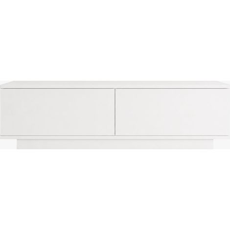 ELONIE Meuble TV 2 portes blanc (1/5)