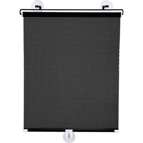 Las cortinas opacas con ventosas ofrecen una privacidad óptima, por lo que son perfectas para dormitorios y oficinas. (Negras, 40 x 125 cm, 1 unidad) (1/5)