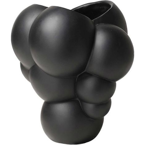 Vase nuage à bulles nordique Ins, vase décoratif artisanal noir (1/5)