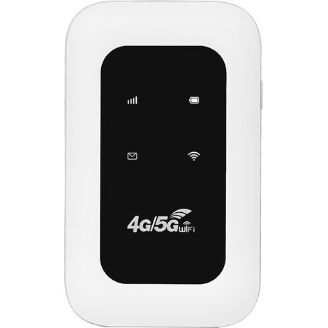 MF800 Black 4G Portable WiFi Router, Mobile/Car-mounted MiFi Portable Pocket WiFi Router with SIM Card Insertion and LTE -- MF800B (1/3)
