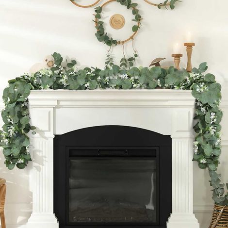 Guirlande De Roses Artificielles - 180 Cm - Blanc - Pour Décoration De Mariage Et Événements (1/5)