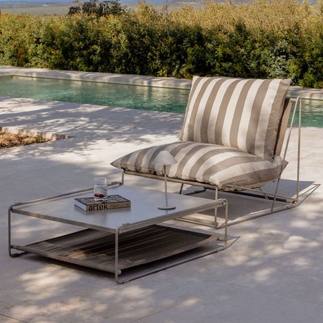 Set da giardino Amaro con poltrona trasformabile e tavolino SKLUM (1/5)
