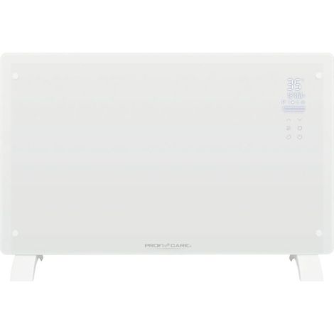 Convecteur en verre 2000W Blanc Proficare PC-GKH3119-Blanc (1/5)