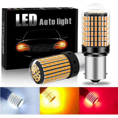 Ampoule LED clignotant voiture - ZOR® - BAU15S - 12V - PY21W - Orange - 2800LM - Non Canbus - Lot de 2 (1/5)