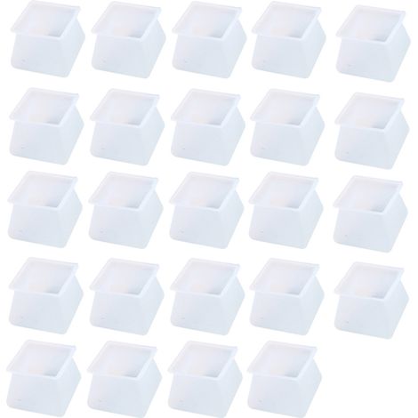 24 Pcs Silicone Chair Legs Caps - Furniture Foot Protectors - Free Moving Table Feet Covers - Stool Leg Floor Protectors Prevent S (1/5)
