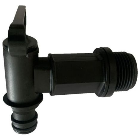 Kit Raccordement Tonneau IBC avec Robinet Rapide 3/4" - Accessoires Arrosage Jardin (1/2)