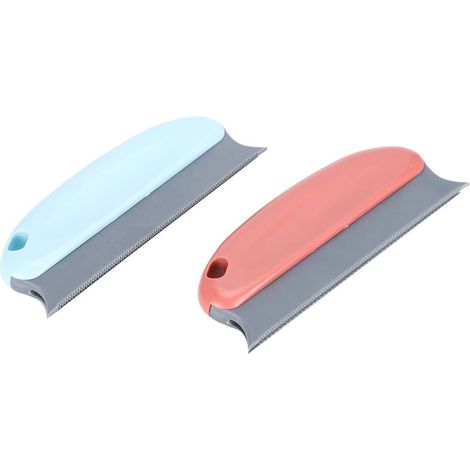 Brosse pour enlever les poils d'animaux, lot de 2 brosses universelles pour chiens et chats, peigne et brosse de nettoyage pour l'élimination des poils d'animaux pour chats et chiens (1/5)