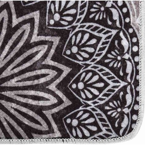 Tapis de salon Style Moderne Tapis de sol - Tapis lavable antidérapant 80x300 cm Multicolore BV284905 - BonneVie (1/5)