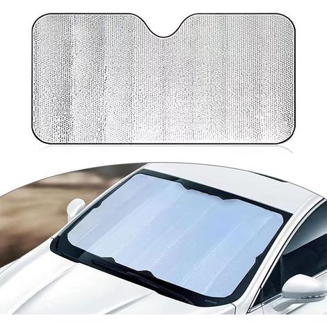 Parasol para coche,Parasol para parabrisas,Adecuado como manta anticongelante para coche,protección solar para parabrisas y ventanas,140 x 70 cm (1/5)