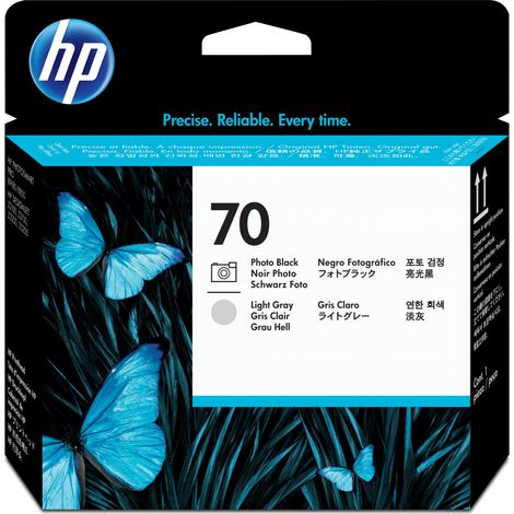HP 70 original printhead C9470A black and light grey standard capacity 1-pack (C9407A) (1/3)