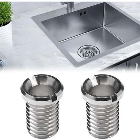 Schrauben für Spülbeckenkörbe, Hohlschrauben für Spülbecken, Siebschrauben, Siebschrauben aus Edelstahl, Hohlschrauben für Siebkörbe, Ventile für (1/4)