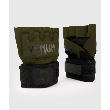 Vendas de boxeo Venum Gel Kontact Hand Wrap - Caqui/Negro M (1/4)