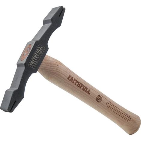 Faithfull 60311039 Double Scutch Hammer FSC Hickory FAIDSHFSC (1/2)