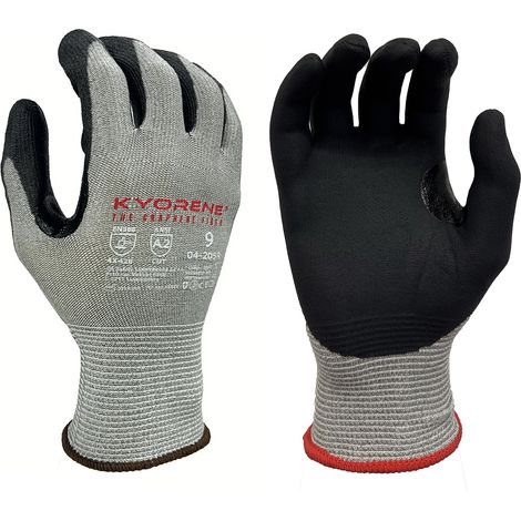 Gants de manutention KYORENE 04-205R taille 7, Résistant aux coupures, 12 Paires, Gris ( Prix pour Paquet de 12 Paires )