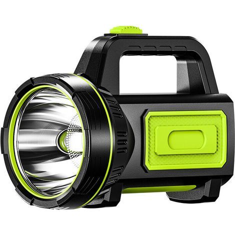 LaBlanc-USB wiederaufladbare LED-Taschenlampe mit Seitenlicht, wasserdicht für Camping/Wandern/Notfälle