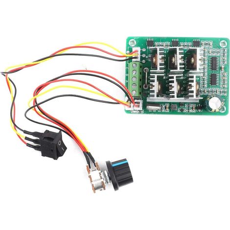 Contrôleur de Moteur Triphasé sans Balai, DC 5V-36V 15A Régulateur de Vitesse pour Moteur sans balais triphasé commutateur d'inversion Contrôleur de Commutation réversible CW/CCW (1/5)