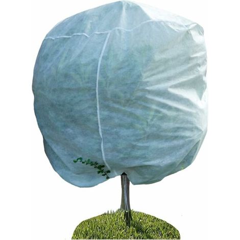 Couverture d'hiver pour plantes, couverture d'hiver pour plantes, voile d'hiver, couverture d'hiver pour arbre, couverture d'hiver pour palmier avec cordon de serrage réglable avec fermeture à glissiè (1/5)