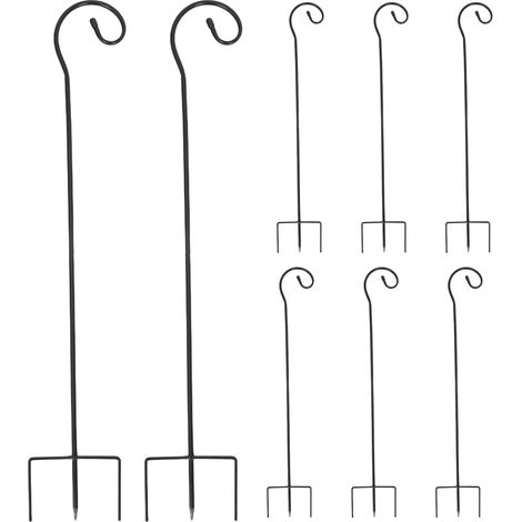 8 pièces de crochets de jardin longueur de 81 cm avec 3 (1/5)