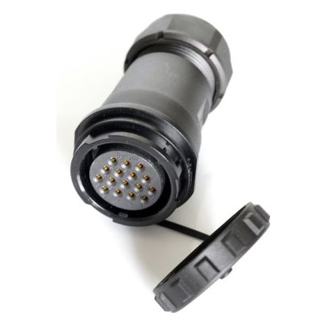 Connecteur circulaire RS PRO, Standard 16 contacts, Montage sur câble, raccordement A souder ( Prix pour 1 )