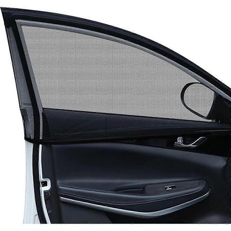 Moustiquaire de fenêtre de voiture pour Fiat Seicento, Siena, Strada et Stilo (4 pièces), occultante, anti-moustiques et protection UV, modèles à hayon (1/5)