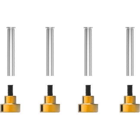 Wiederverwendbare magnetische Lüfterschrauben für einfache Montage an verschiedenen Geräten und robuste Metallkonstruktion Gold (Gold) (1/5)