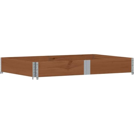 Maison Exclusive - Fioriera da Giardino Marrone 150x100 cm Legno Massello di Pino