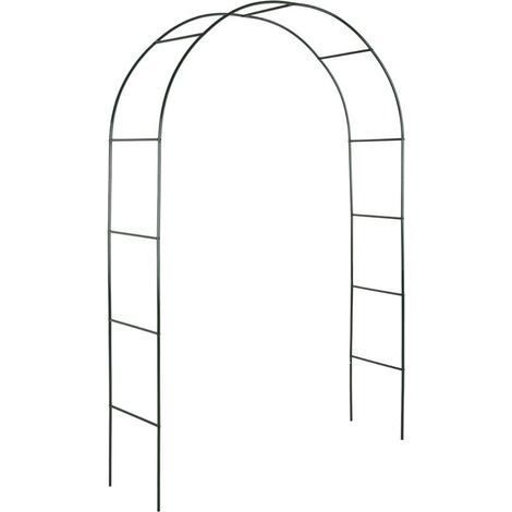 Arche de Jardin, Support pour Plantes grimpantes Arche à rosiers Tuteur Décoration extérieure, 240x140x37cm (1/5)