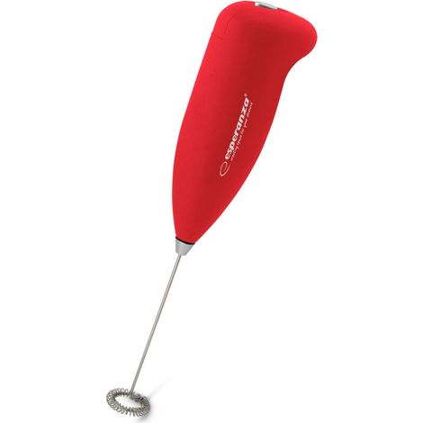 Esperanza Mini Espumador De Leche Latte Rojo