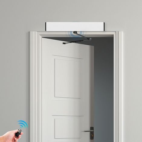 Automatic Swing Door Opener kit, 243 LB 3.3 ft Automatic Swing Door Opener with Control Panel & Switches, 24V Automatic Door Opener with Remote Controls & Sensor (1/5)