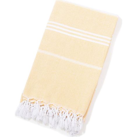 1 serviette de hammam, 100x180 cm, coton recyclé, serviette de plage, tapis de yoga, couverture, coffret cadeau (1/5)