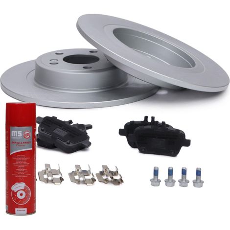 SET DISCHI E PASTIGLIE FRENO RIVESTITI POSTERIORI MERCEDES A 201053820 (1/4)
