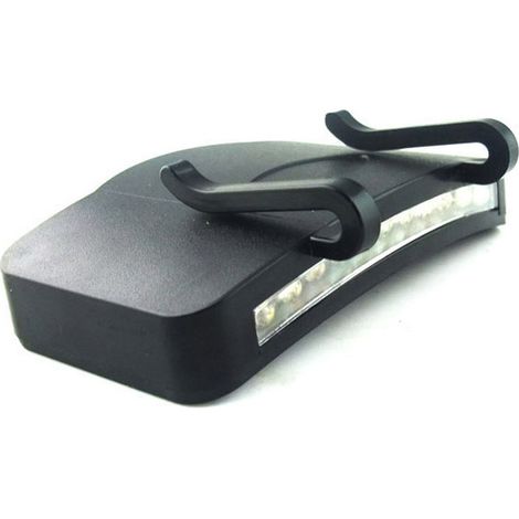 Lampe à pince LED avec 11 LED - Lampe à pince pour activités de plein air telles que la pêche et le camping, éclairage de secours, rechargeable. (1/5)