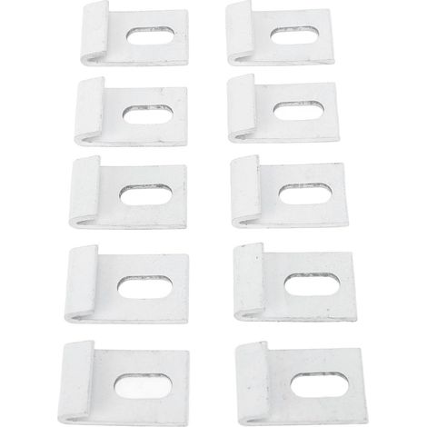 Greenhouse Hook for Base, 10 Pcs White Clips, for Fixing (1/5)