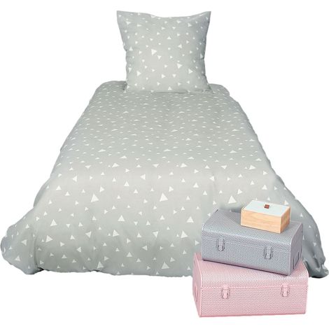 Parure de couette microfibre 82 g/m² 140x200 PISA (1/5)