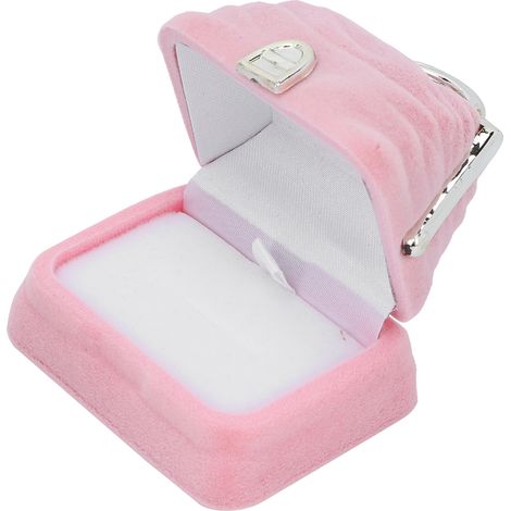Boîte à Bijoux Vintage Rose - Étui Léger pour Sac - Coffret à Bijoux Personnalisable (1/5)