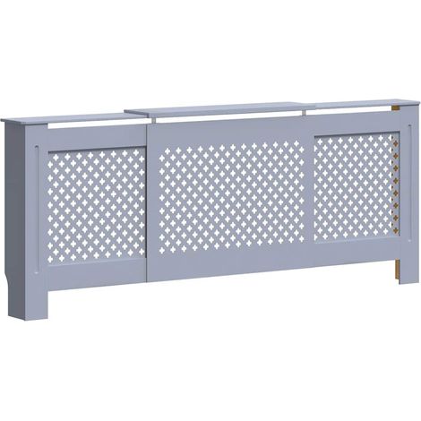 Cache-radiateur MDF Gris 205 cm