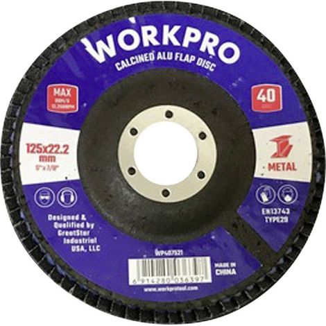 WP407521 Disque à surfacer à lamelles Diamètre 125 mm 10 pc(s)