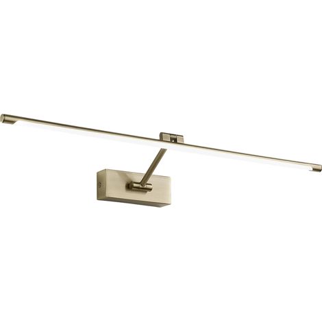 Gealuce Gap453N Applique En Métal Finition Bruni, Led 10W, 525Lm, 4000K, Lumière Indirecte, Idéale Pour Éclairage Intérieur - Gealuce (1/3)