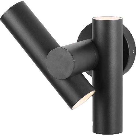 V-TAC 26W LED Wandstrahler mit 360° verstellbarem Doppelstrahl, Schwarz, Warmweiß, IP44 (1/5)