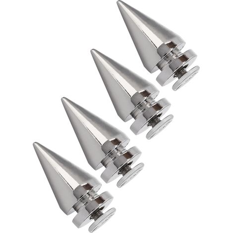 20 Clous en Métal Argenté 10x20mm pour Ceintures en Cuir et Accessoires de Mode (1/5)